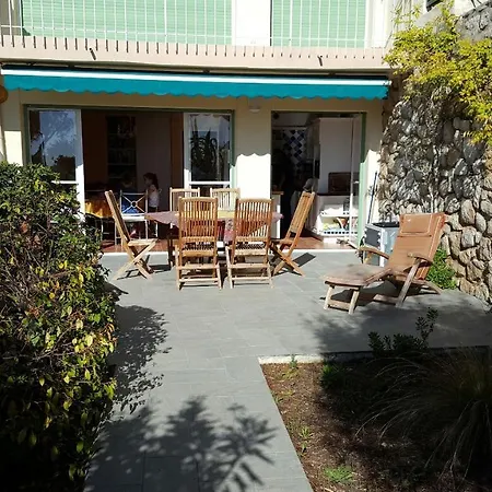 T2 En Rez De Jardin Vue Mer Centre, Climatise * Bandol
